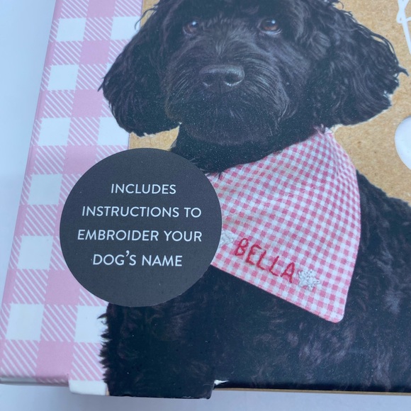 NWT Professor Puzzle Easy Stitch Dog Bandana Kit/ Crafting for Pets - Picture 6 of 7